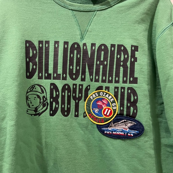 Billionaire Boys Club Forest Green Crewneck Sweatershirt - Picture 2 of 8